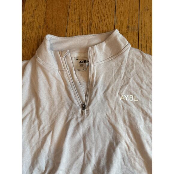 AYBL Set Womens XS/XXS Sand Grey Studio 1/2 Zip Pullover + Joggers Loungewear - Picture 2 of 10